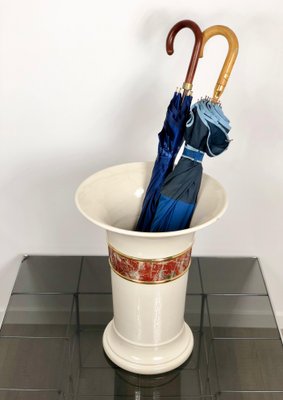 Ceramic Vase Umbrella Stand by Tommaso Barbi for B Ceramiche, Italy, 1970s-LYQ-1171796