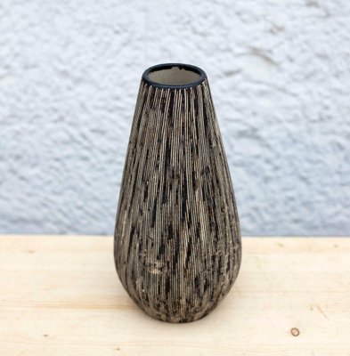 Ceramic Vase with Grooves, 1970s-FSD-1430904