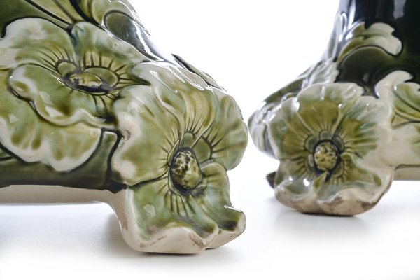 Ceramic Vases, 1880s, Set of 2-NQ-979026