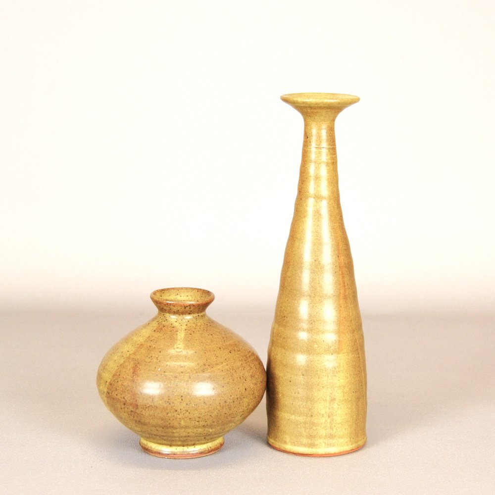 Ceramic Vases by Eva Strömberg for Upsala Ekeby, Set of 2