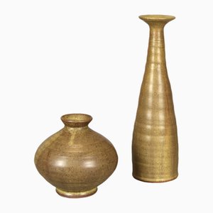 Ceramic Vases by Eva Strömberg for Upsala Ekeby, Set of 2-AOU-1764444