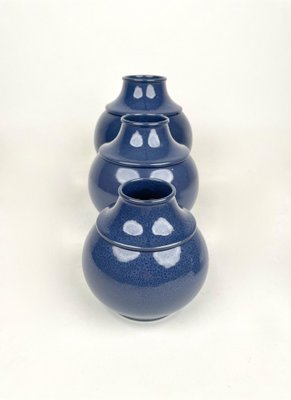 Ceramic Vases by Franco Bucci for Arte Ceramica Romana, Italy, 1970s, Set of 4-LYQ-1171305