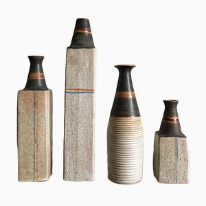 Ceramic Vases by Ivo Sassi, 1950s, Set of 4-CC-771568