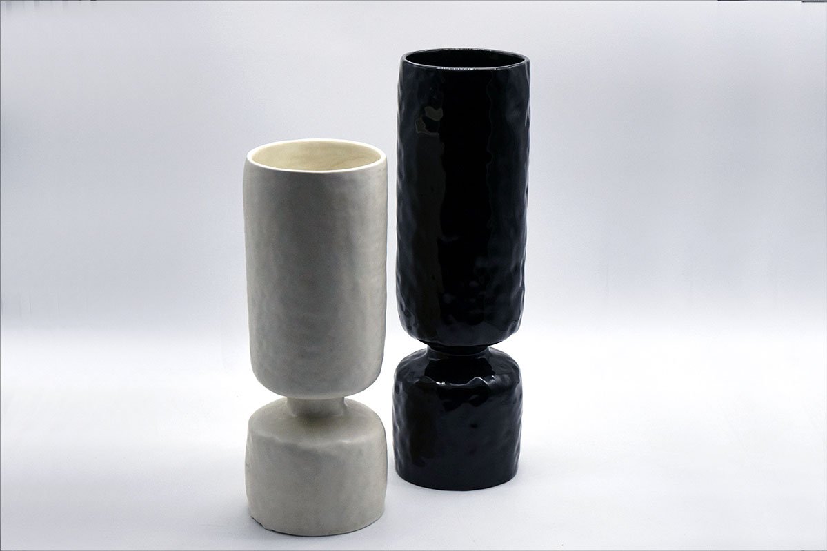 Ceramic Vases by Pompeo Pianezzola for Zanolli & Sebellin, 1970s, Set of 2