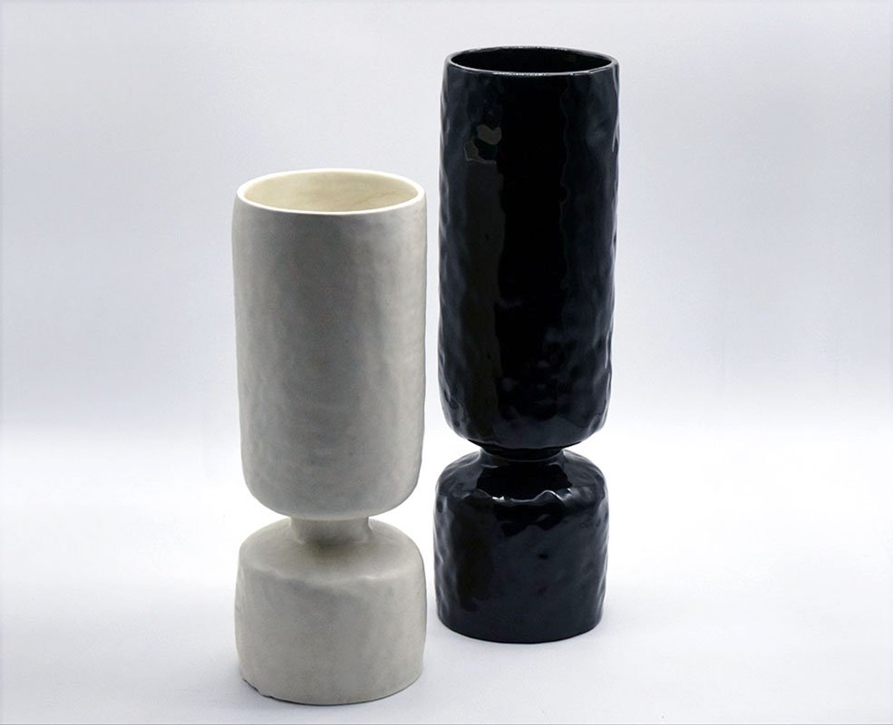 Ceramic Vases by Pompeo Pianezzola for Zanolli & Sebellin, 1970s, Set of 2