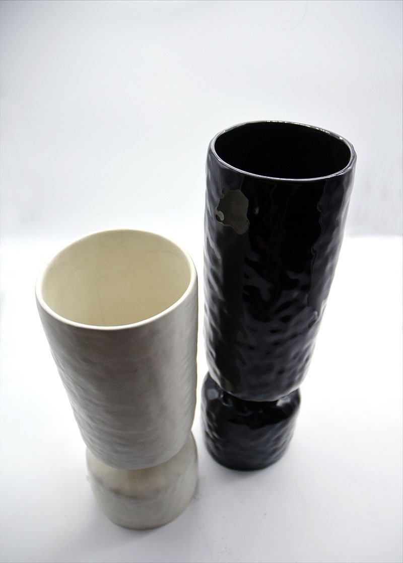 Ceramic Vases by Pompeo Pianezzola for Zanolli & Sebellin, 1970s, Set of 2