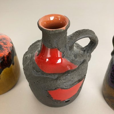 Ceramic Vases from Marei, Germany, 1970s, Set of 3-QZ-1053185