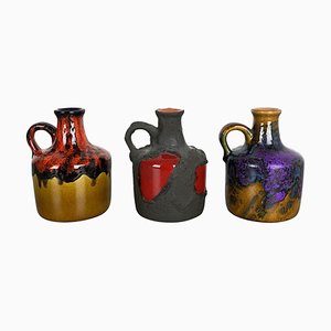 Ceramic Vases from Marei, Germany, 1970s, Set of 3-QZ-1053185