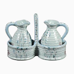 Ceramic Vinegar Oil Set by Capri, Set of 2-RAQ-1820381