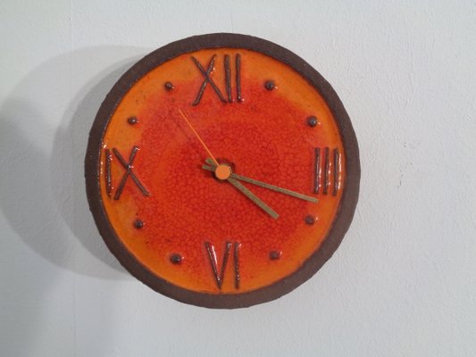 Ceramic Wall Clock from Junghans, 1970s-RDW-694974