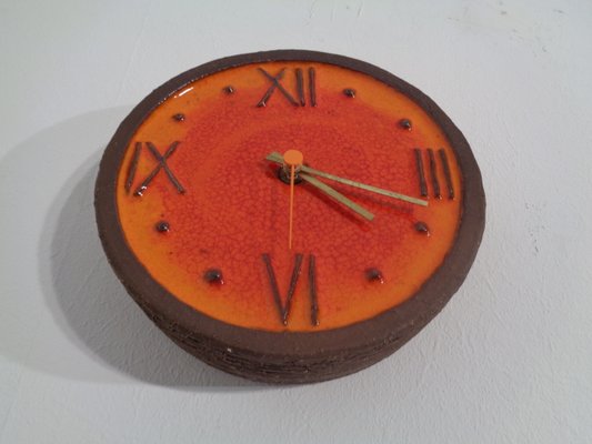 Ceramic Wall Clock from Junghans, 1970s-RDW-694974