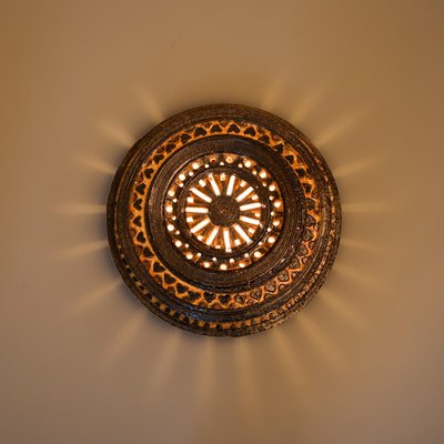 Ceramic Wall Light, Denmark, 1970s-VDW-2022207