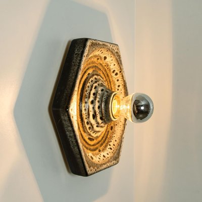 Ceramic Wall Light from Braun, 1970s-VDW-873882