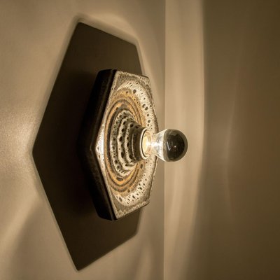 Ceramic Wall Light from Braun, 1970s-VDW-873882