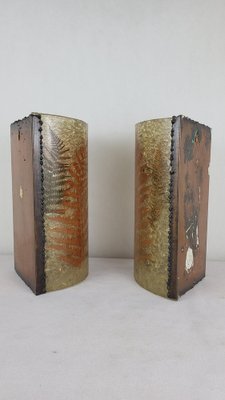 Ceramic Wall Lights from Accolay, 1960s, Set of 2-XYB-2029062