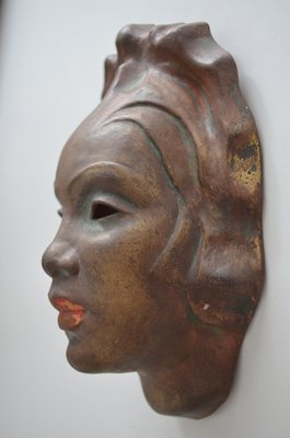 Ceramic Wall Mask by Kit, 1920-OV-1766052