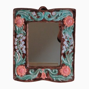 Ceramic Wall Mirror, 1940s-UKG-1142576