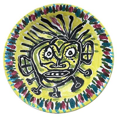 Ceramic Wall Plate by Lucebert, Netherlands, 1990-UCH-1224237