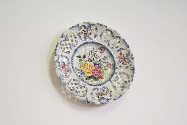 Ceramic Wall Plate from Bassano, 1970s-KNM-914739