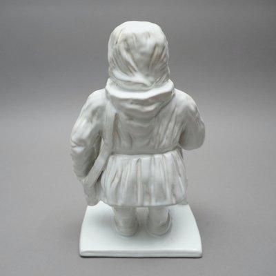 Ceramic White Glazed Peter Figure from Stadt Westerburg-RST-1233754