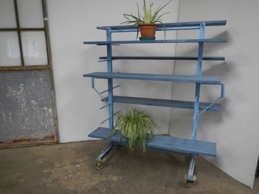 Ceramist's Display Shelf with Wheels, 1950s-WWQ-975834