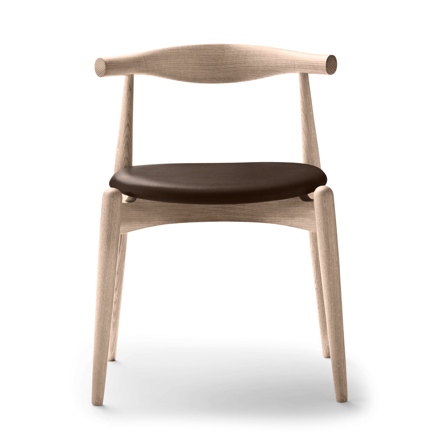 CH20 | Elbow Chair by Carl Hansen & Søn #Oak / Soaped / Leather Thor 306