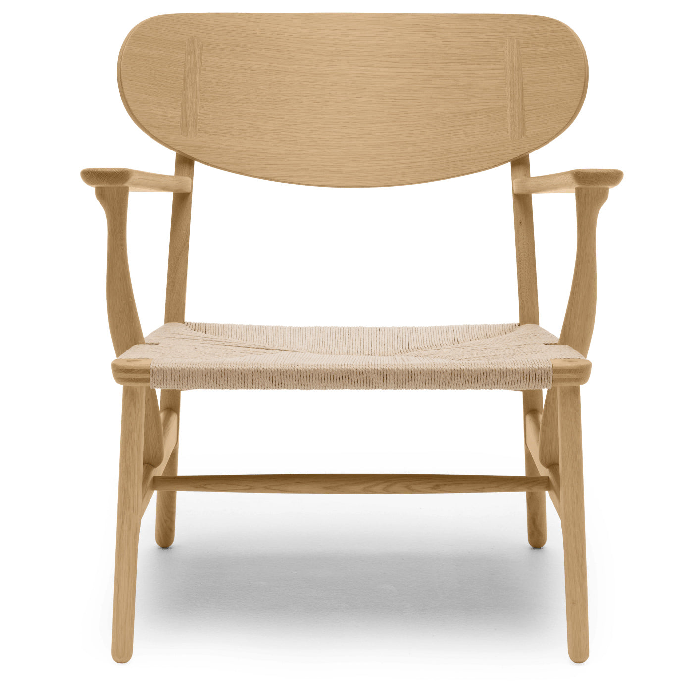 CH22 | Lounge Chair by Carl Hansen & Søn #Oak/Oiled/Natural Paper Cord