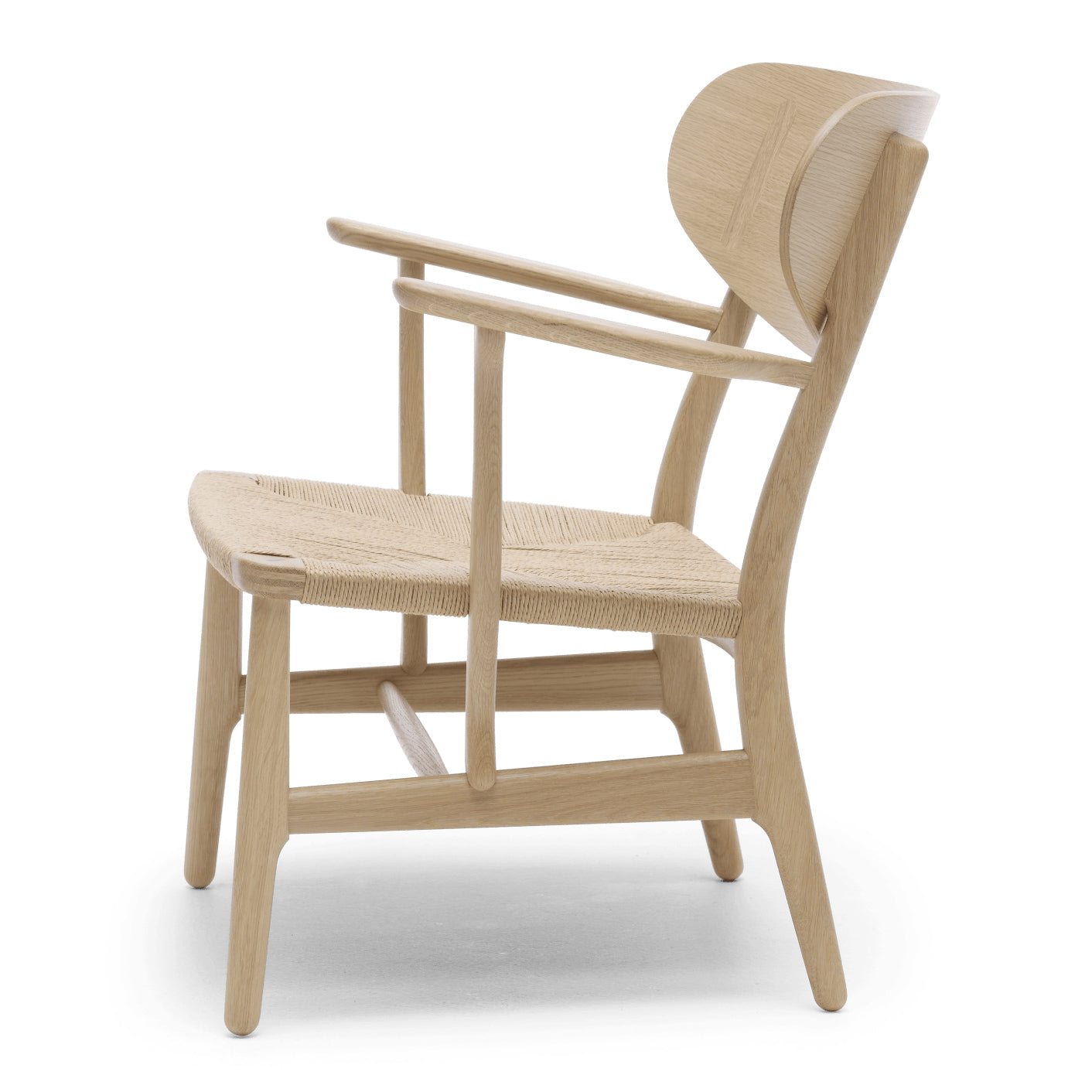 CH22 | Lounge Chair by Carl Hansen & Søn #Oak/Soaped/Natural Paper Cord