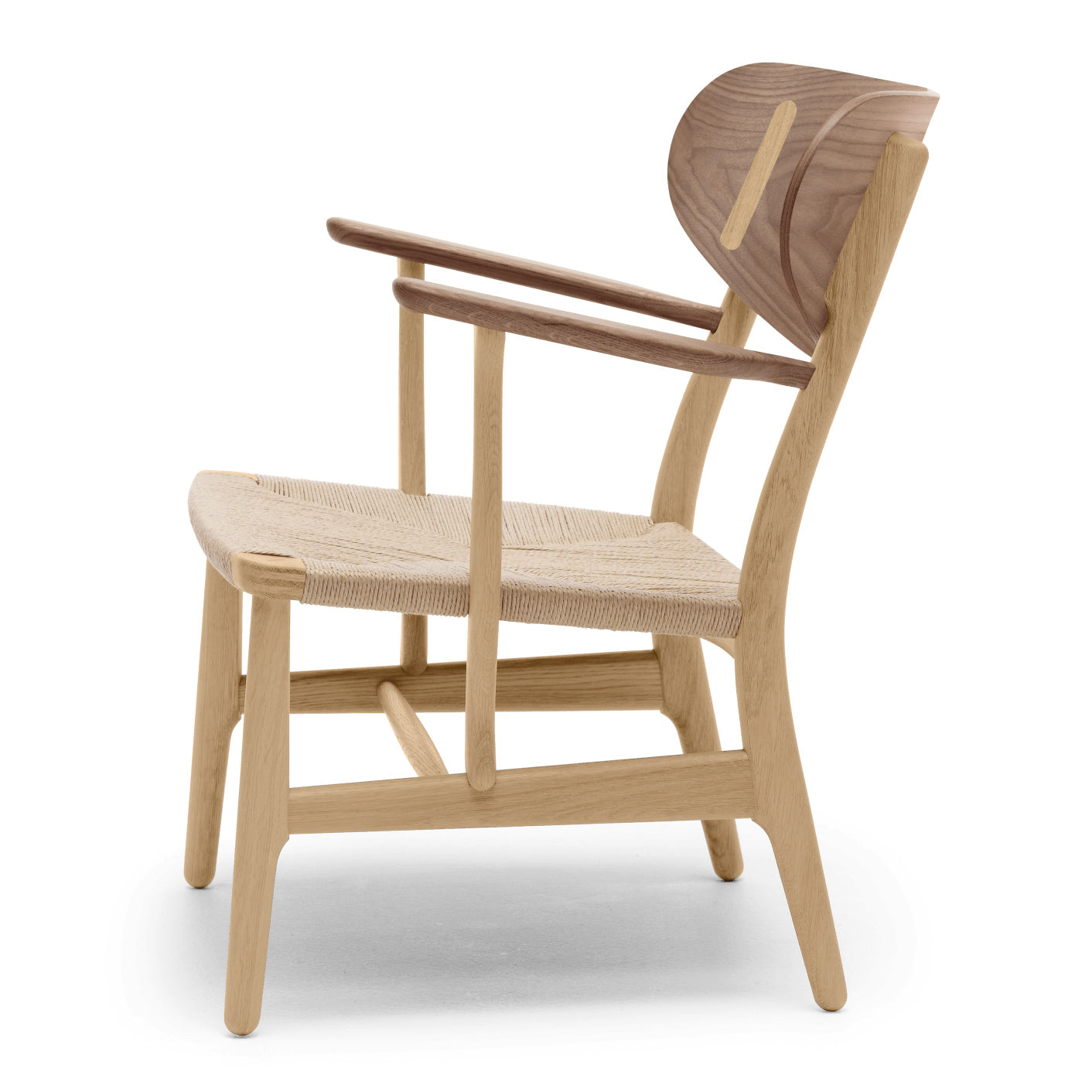 CH22 | Lounge Chair by Carl Hansen & Søn #Oak/Walnut/Oiled/Natural Paper Cord