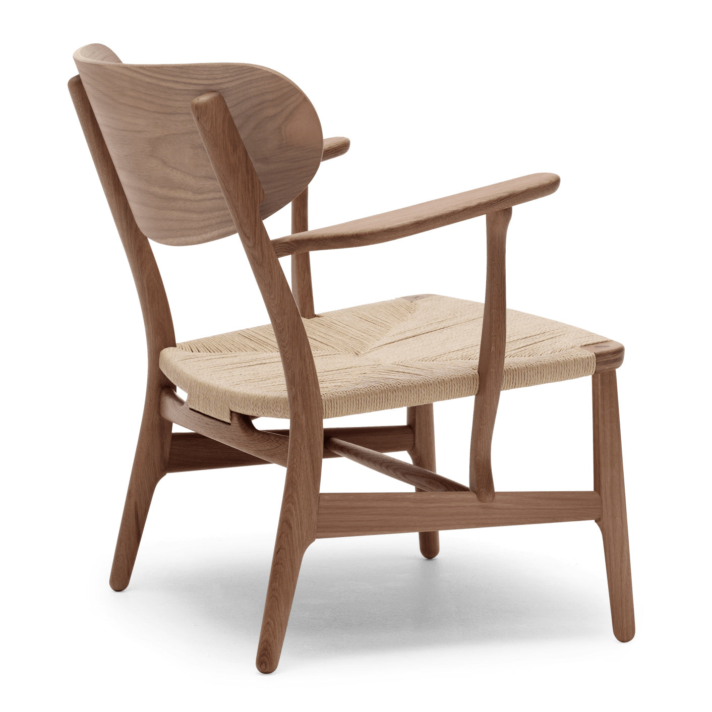 CH22 | Lounge Chair by Carl Hansen & Søn #Walnut/Oiled/Natural Paper Cord