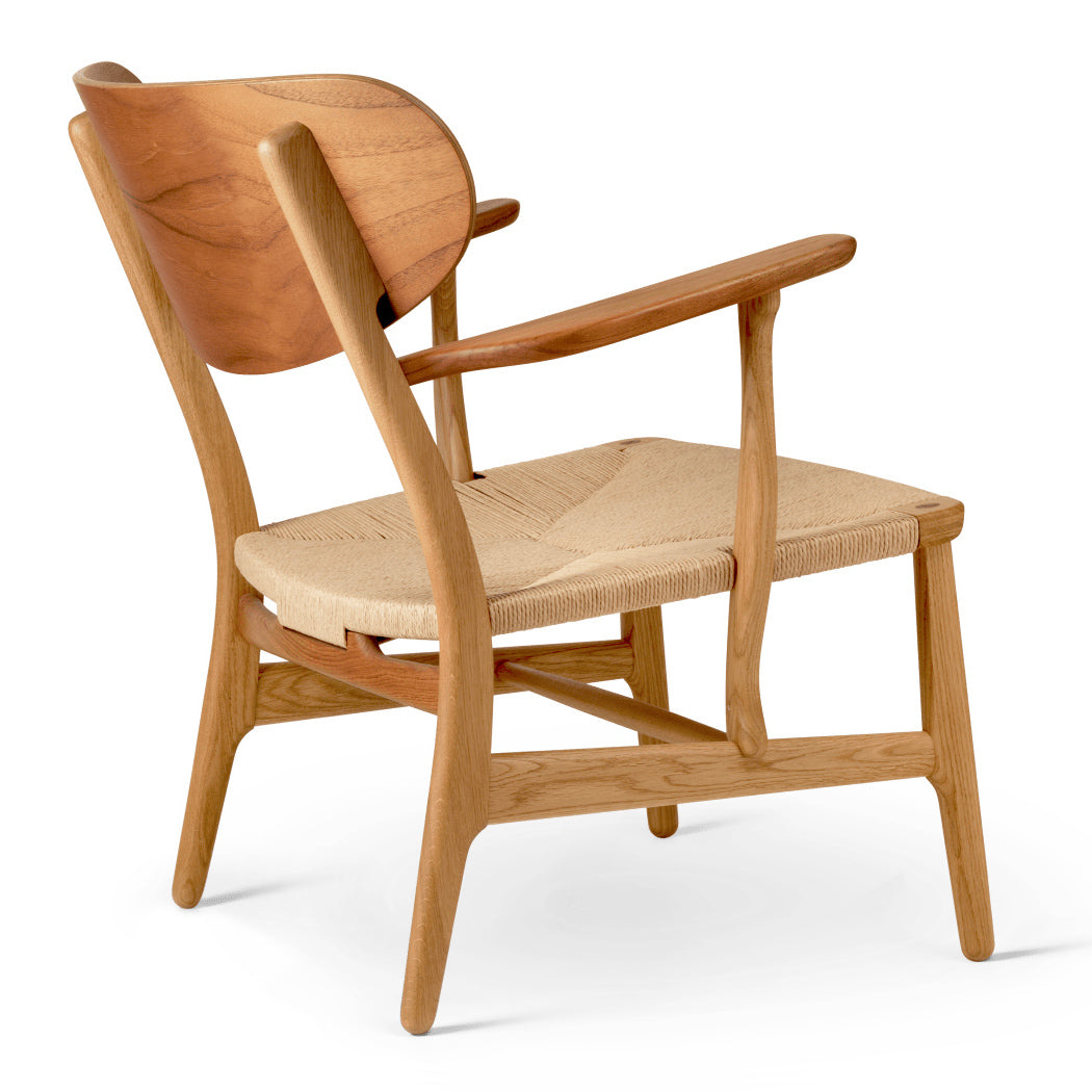 CH22 | Lounge Chair by Carl Hansen & Søn #Oak/Teak/Oiled/Natural Paper Cord