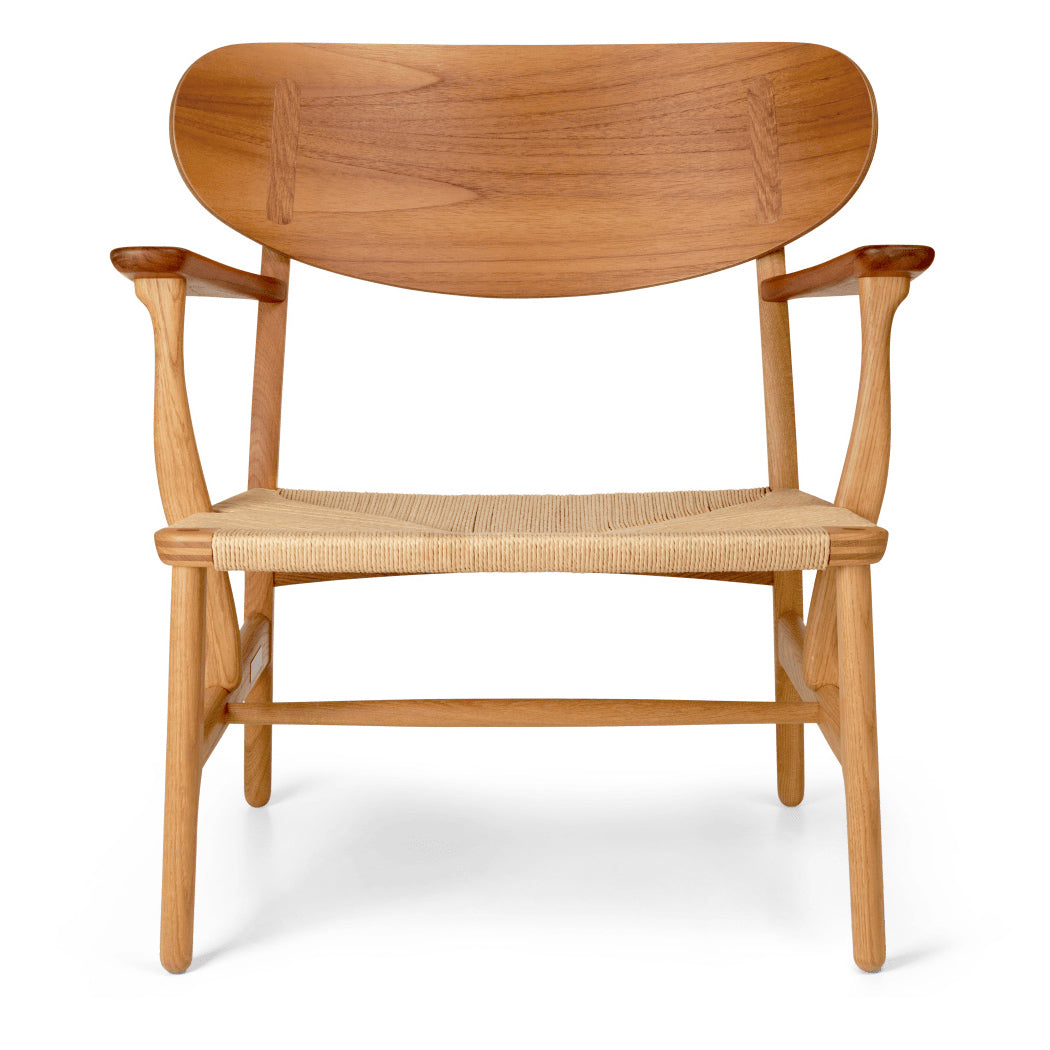 CH22 | Lounge Chair by Carl Hansen & Søn #Oak/Teak/Oiled/Natural Paper Cord