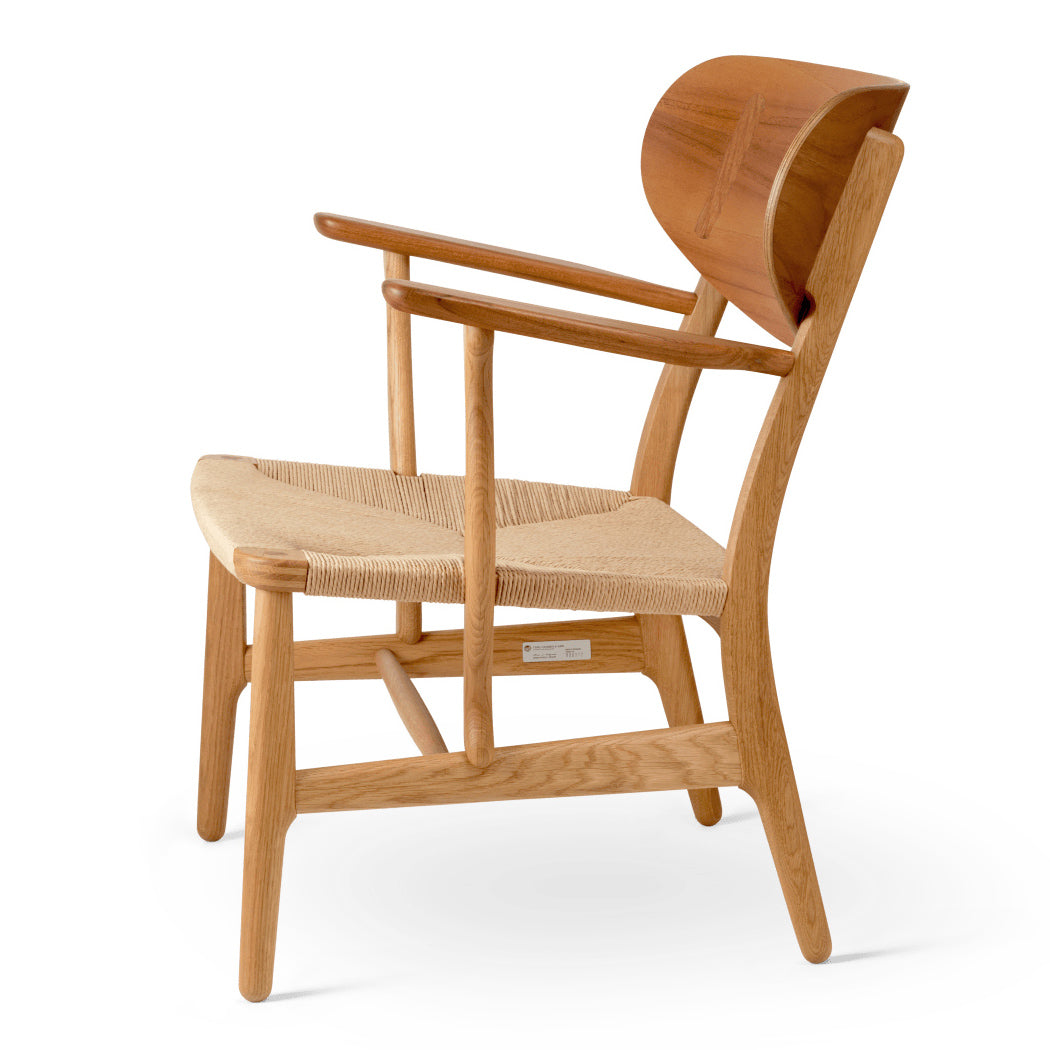 CH22 | Lounge Chair by Carl Hansen & Søn #Oak/Teak/Oiled/Natural Paper Cord