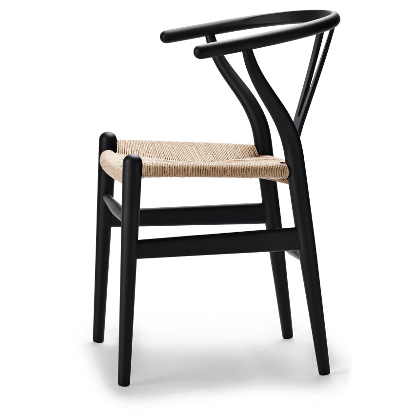 CH24 | WISHBONE CHAIR by Carl Hansen & Søn #beech/Painted Black (CHS)/Natural Paper Cord