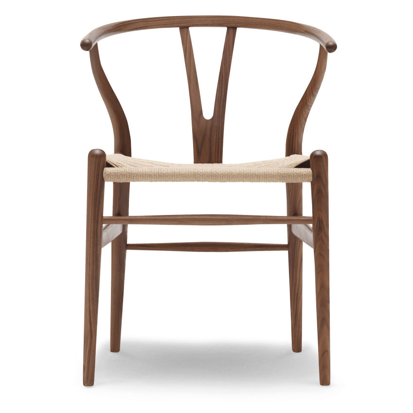 CH24 | WISHBONE CHAIR by Carl Hansen & Søn #walnut/Oiled/Natural Paper Cord