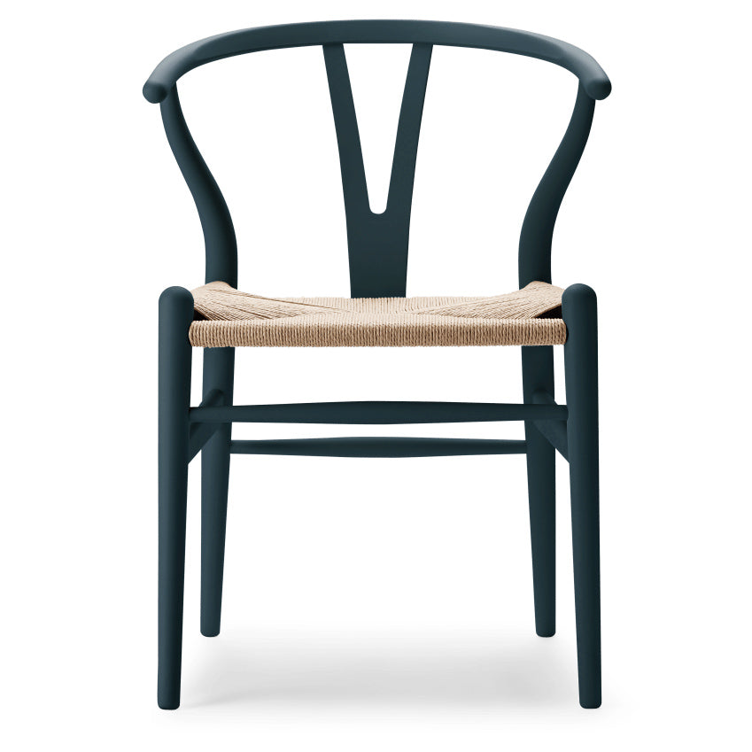 CH24 | WISHBONE CHAIR by Carl Hansen & Søn #beech/Painted North Sea (IC)/Natural Paper Cord