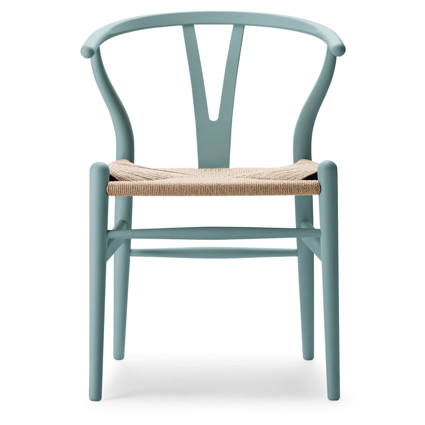 CH24 | WISHBONE CHAIR by Carl Hansen & Søn #beech/Painted Pewter (IC)/Natural Paper Cord