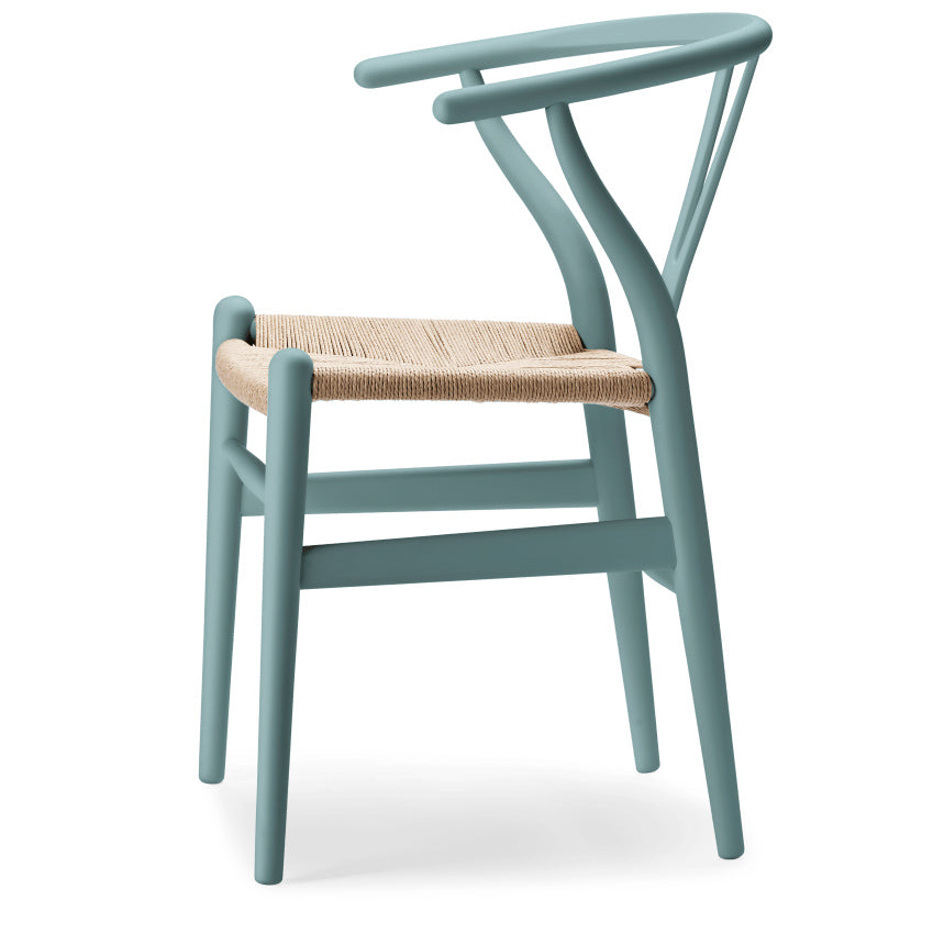 CH24 | WISHBONE CHAIR by Carl Hansen & Søn #beech/Painted Pewter (IC)/Natural Paper Cord