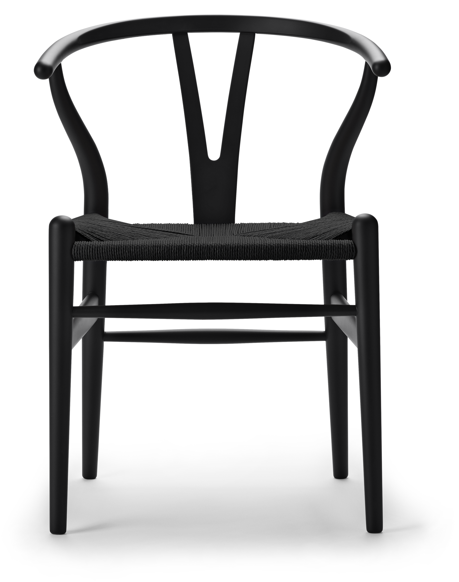CH24 Wishbone Chair - Beech, CHS Colors, Black Paper Cord