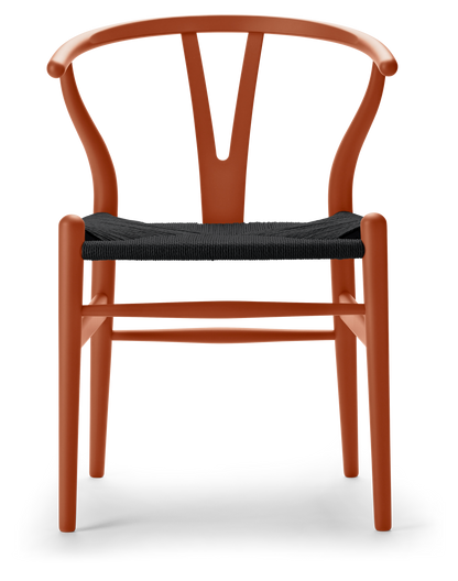 CH24 Wishbone Chair - Beech, IC Colors, Black Paper Cord