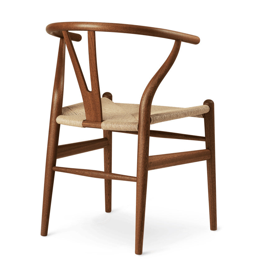 CH24 | WISHBONE CHAIR by Carl Hansen & Søn #mahogany/Oiled/Natural Paper Cord