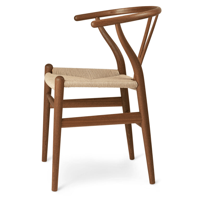 CH24 | WISHBONE CHAIR by Carl Hansen & Søn #mahogany/Oiled/Natural Paper Cord