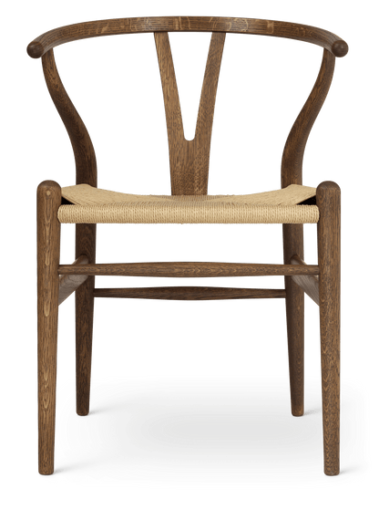 CH24 Wishbone Chair - Oak, Smoked Oil, Natural Paper Cord