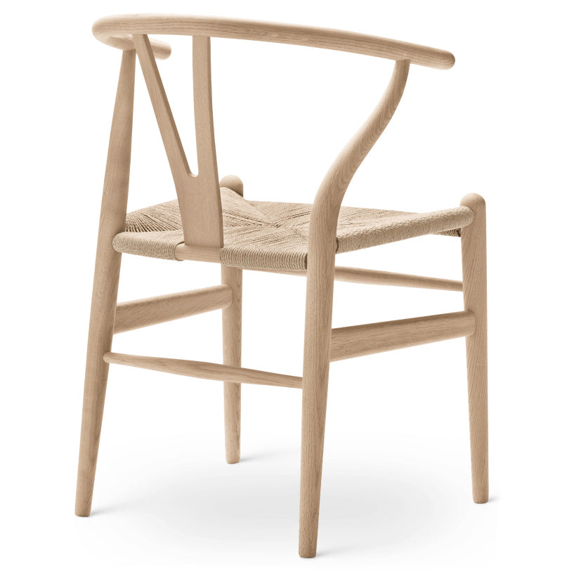 CH24 | WISHBONE CHAIR by Carl Hansen & Søn #oak/White Oiled/Natural Paper Cord