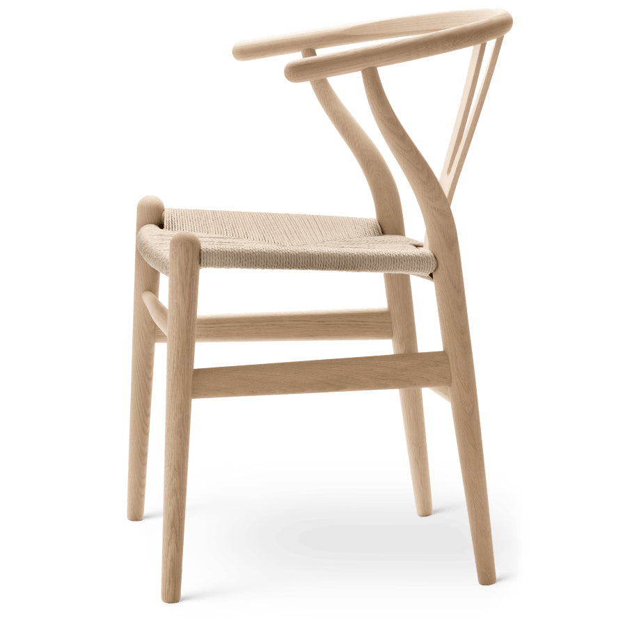 CH24 | WISHBONE CHAIR by Carl Hansen & Søn #oak/White Oiled/Natural Paper Cord