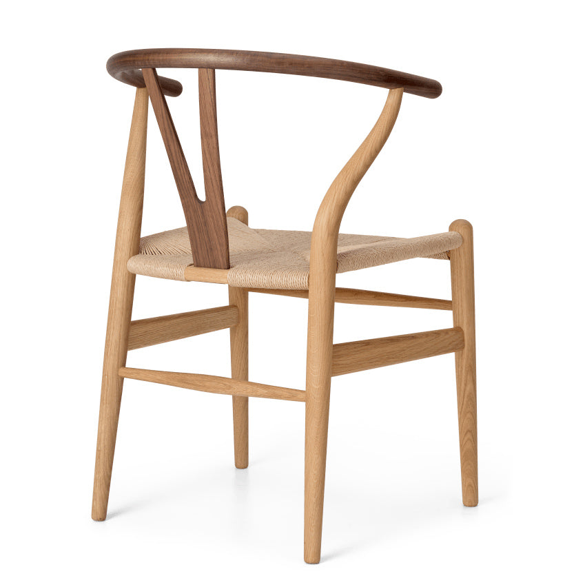 CH24 | WISHBONE CHAIR by Carl Hansen & Søn #oak/walnut/Oiled/Natural Paper Cord