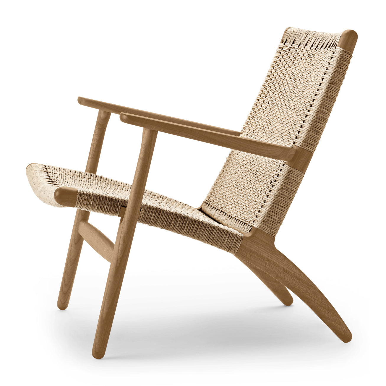 CH25 | Lounge Chair by Carl Hansen & Søn #Oak/Oiled/Natural Paper Cord