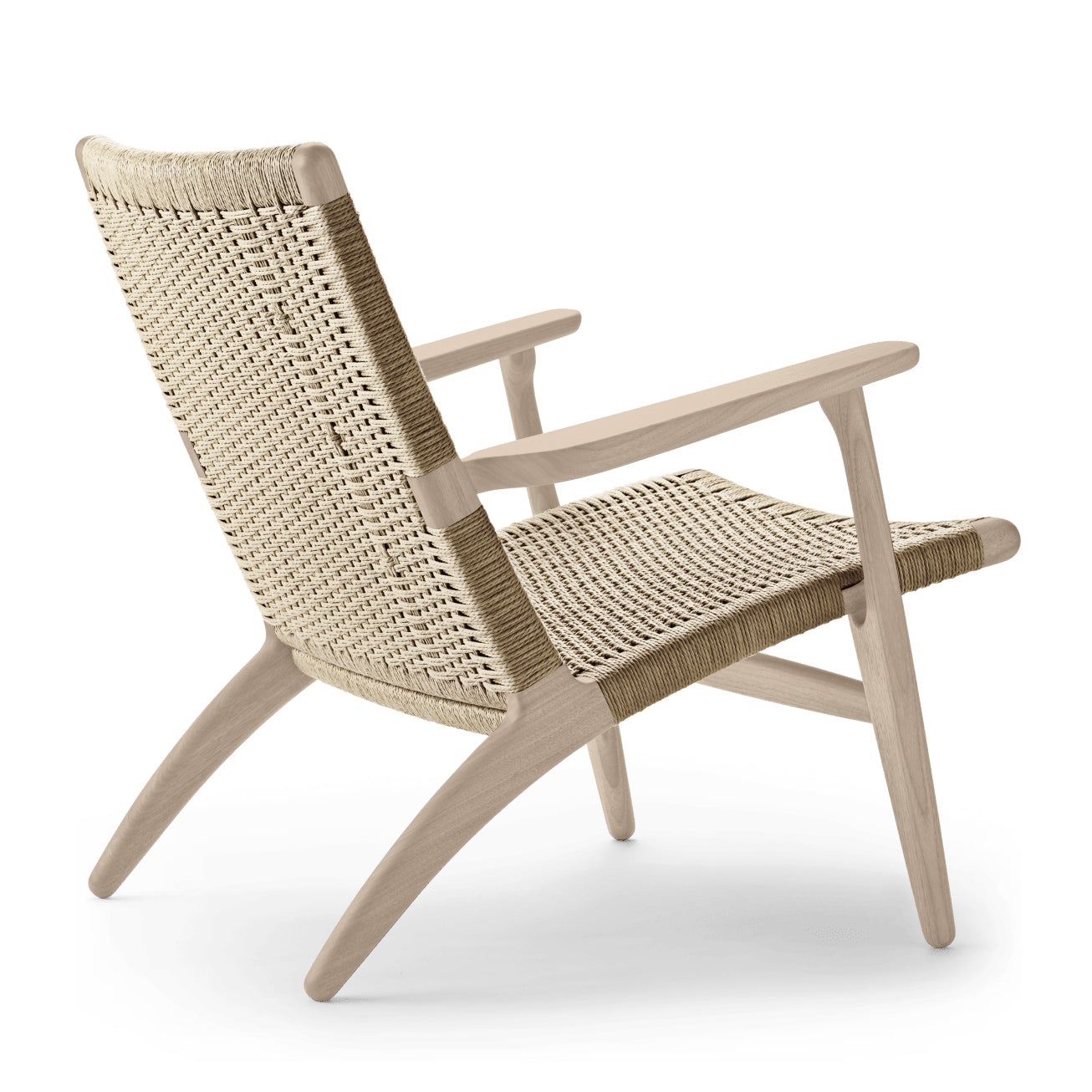 CH25 | Lounge Chair by Carl Hansen & Søn #Oak/Soaped/Natural Paper Cord