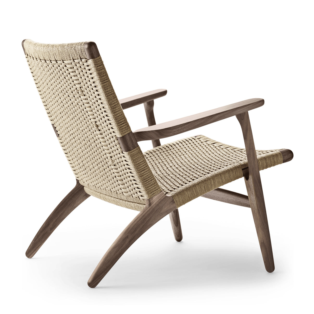 CH25 | Lounge Chair by Carl Hansen & Søn #Walnut/Oiled/Natural Paper Cord