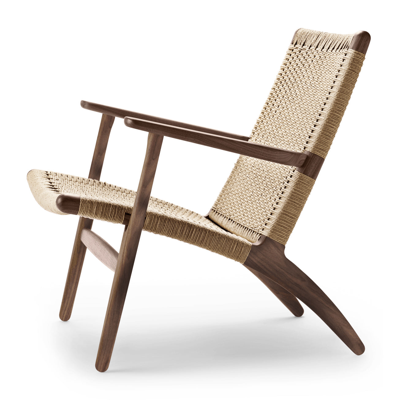 CH25 | Lounge Chair by Carl Hansen & Søn #Walnut/Oiled/Natural Paper Cord